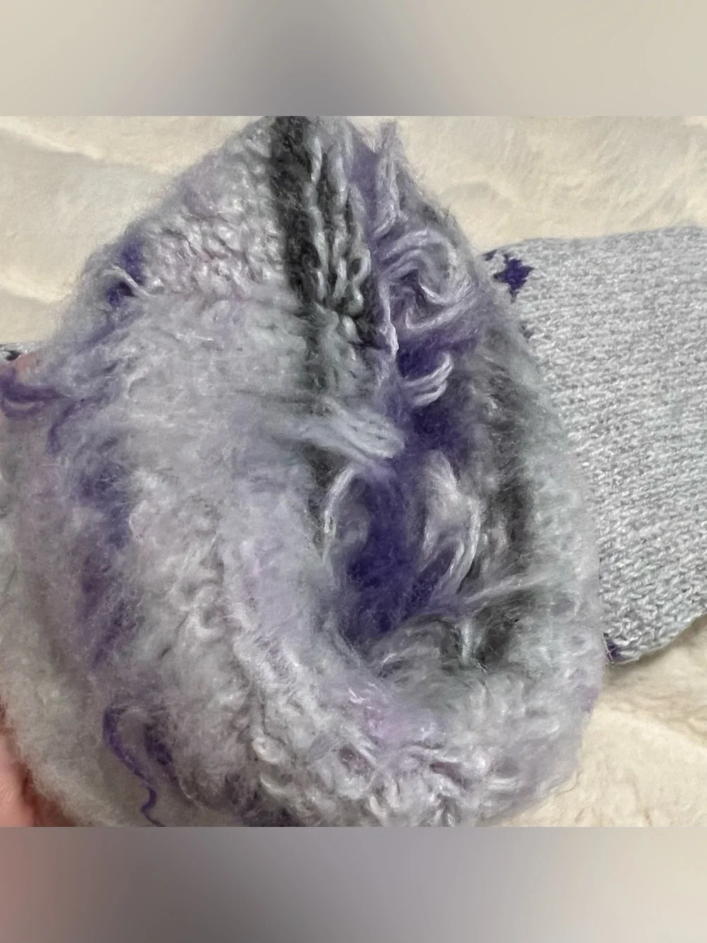 Polar Extreme Insulated Thermal Socks Women’s Size 5-9 1 Pair Purple Gray Warm